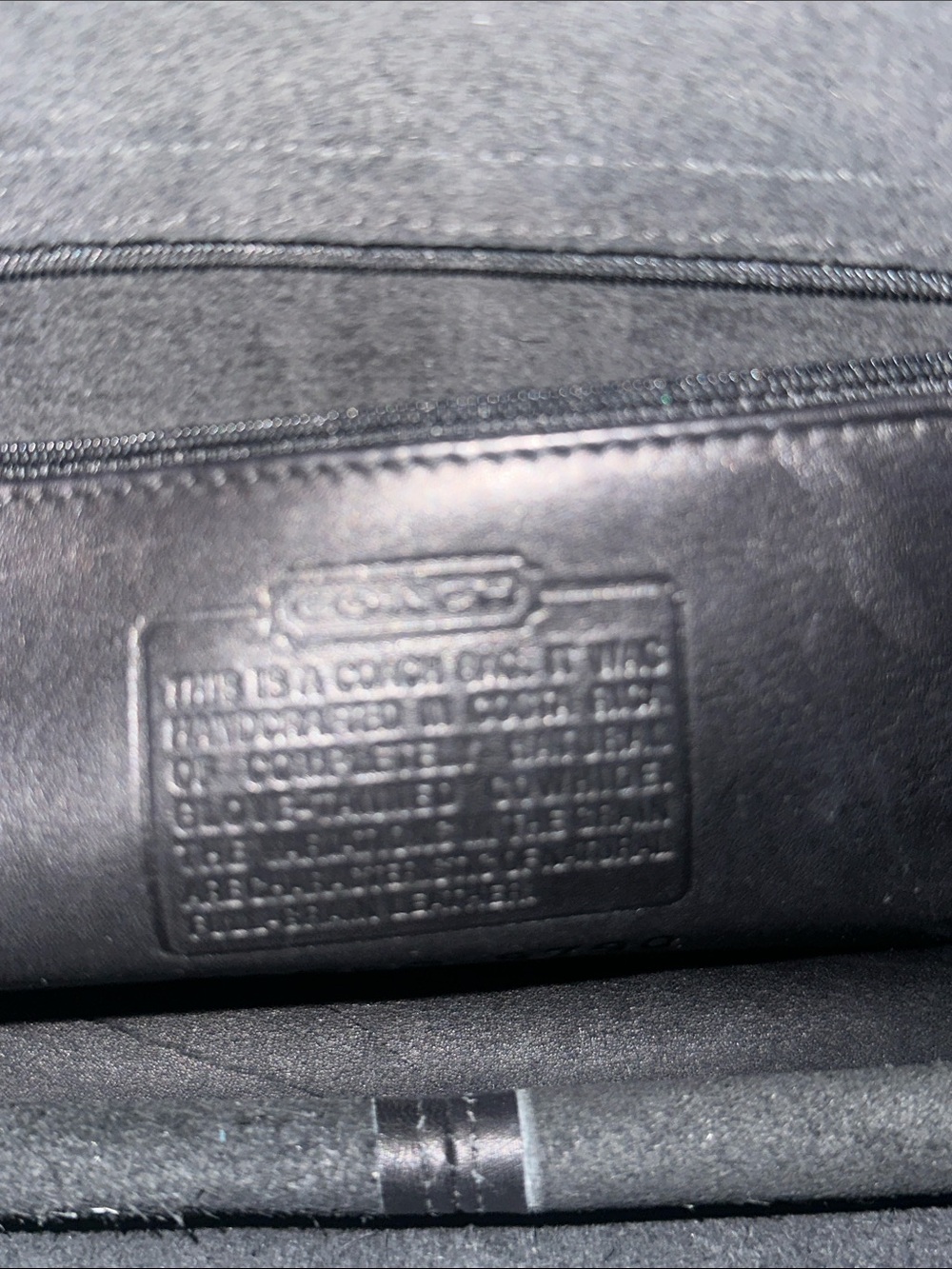 Vintage Coach city bag 9790 black - Picture 11 of 15